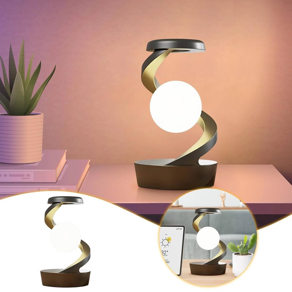 Floating Orb Lamp & Wireless Charger