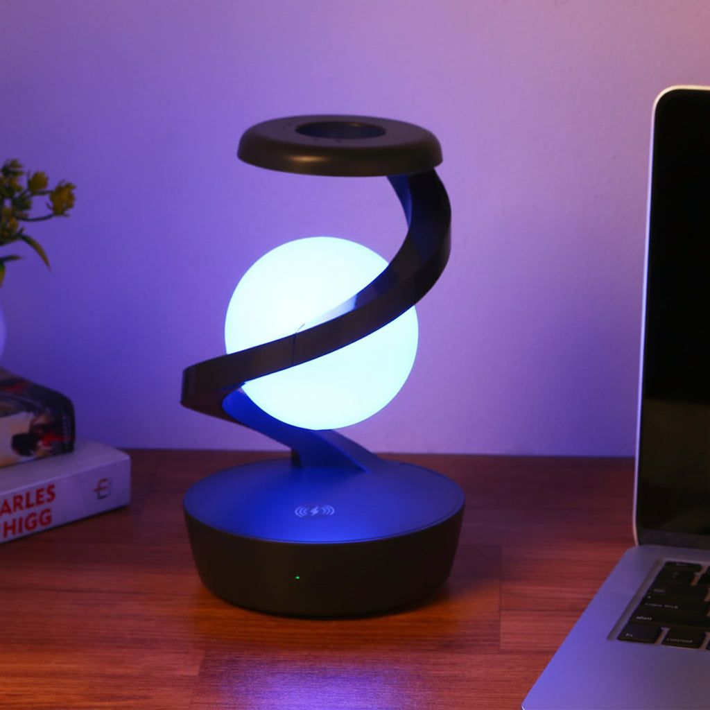 Floating Orb Lamp & Wireless Charger